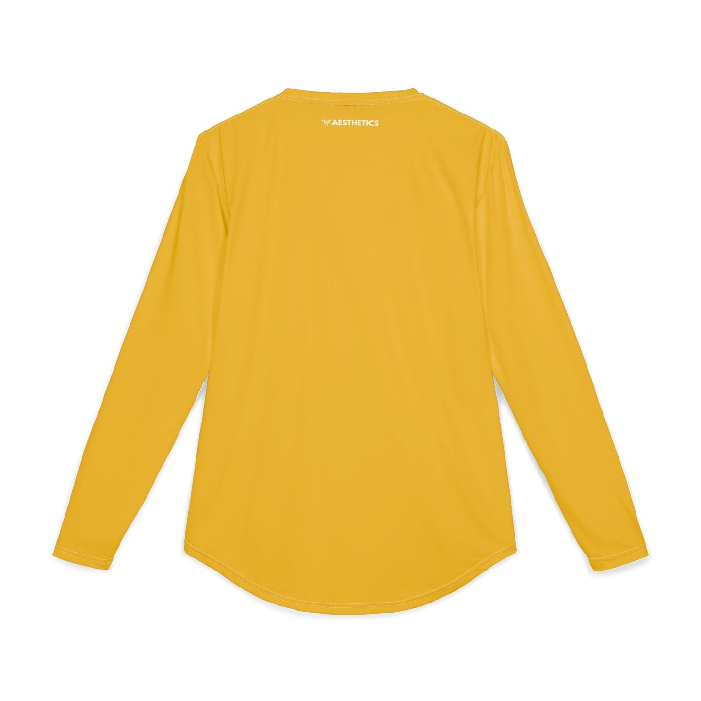TMK Yellow Polyester Long Sleeve Top