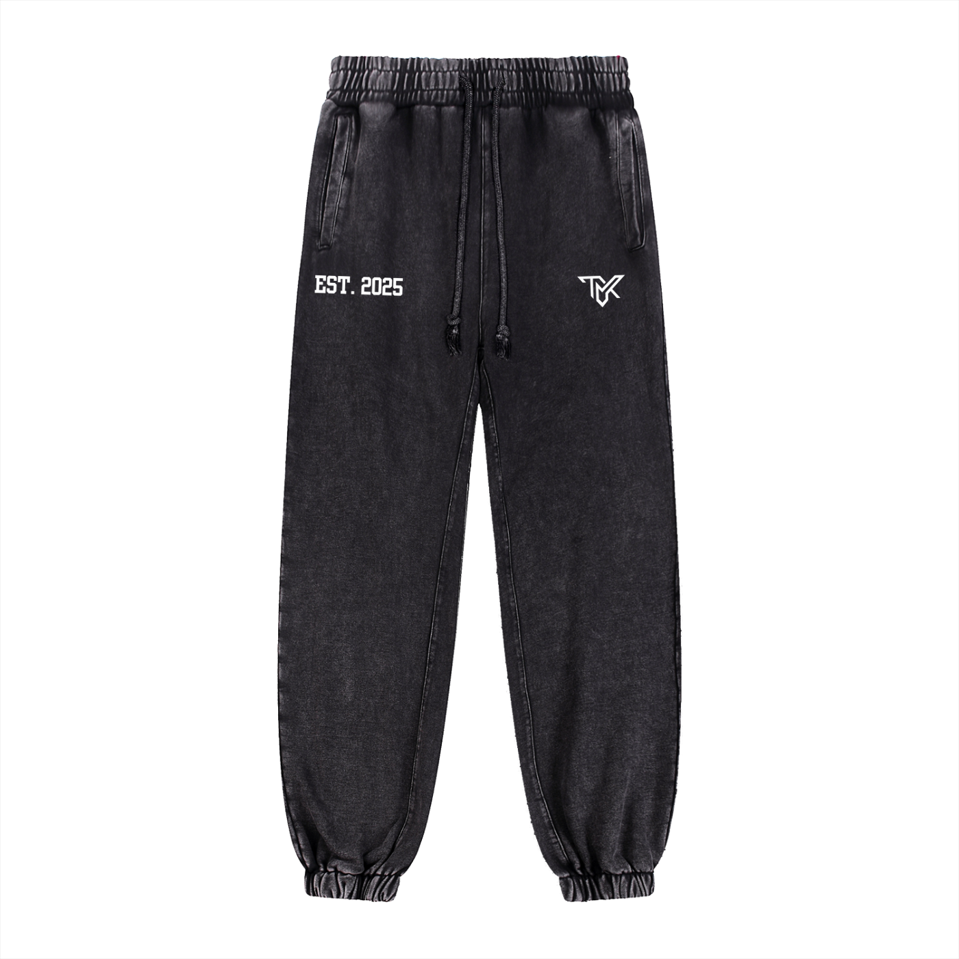 TMK Aesthetics Snow Wash Jogged Sweatpants